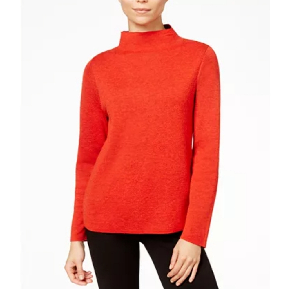 Eileen Fisher Reversible Merino Wool Sweater